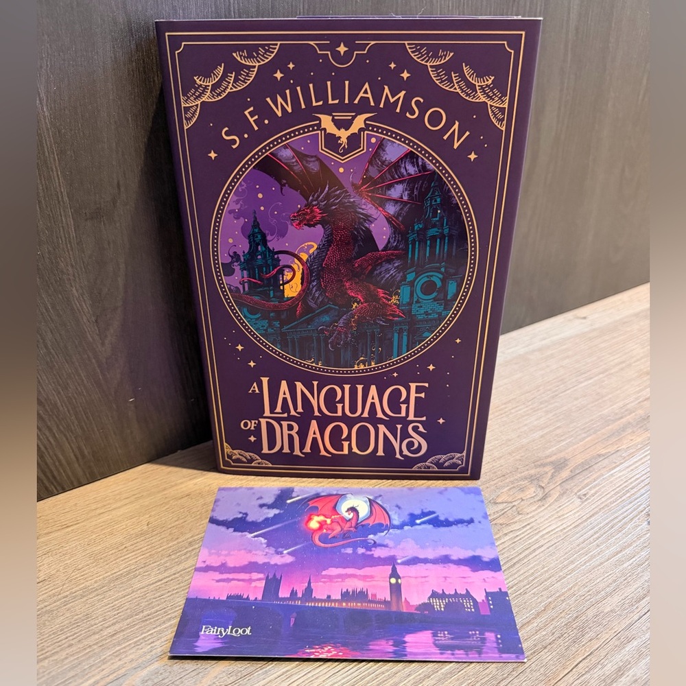 Fairyloot Special Edition of A Language of Dragons by S.F. Williamson